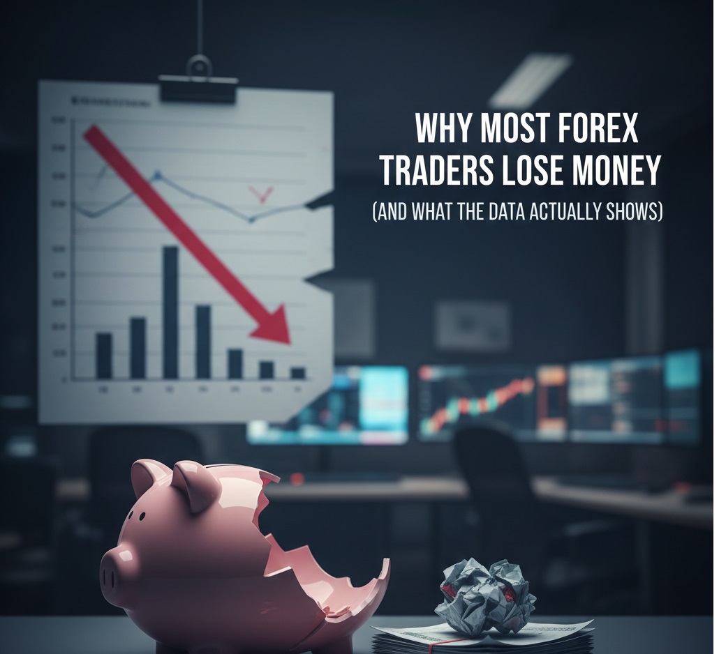 Why Most Forex Traders Lose Money (Real Reasons Backed by Data)